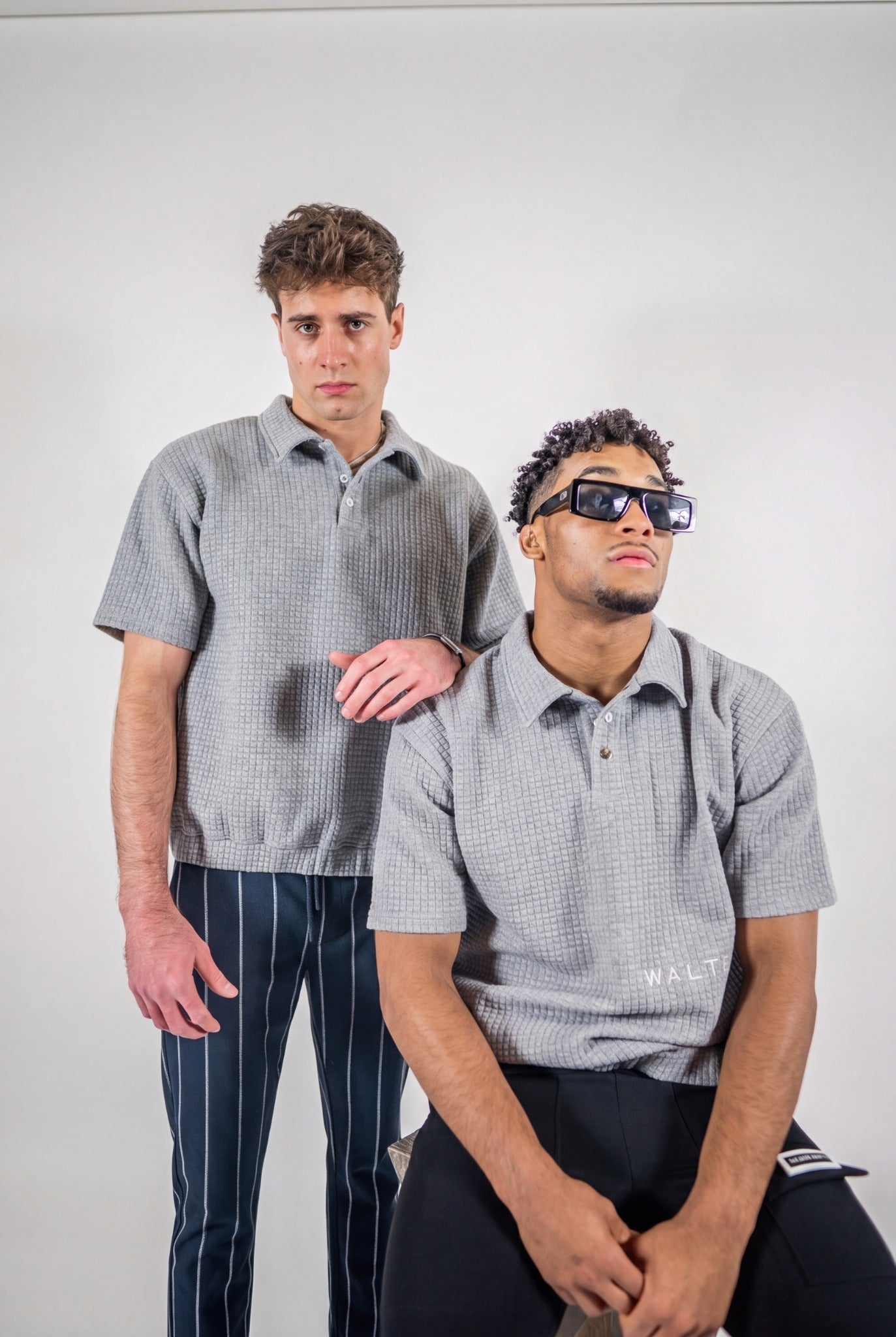 Rugby Waffle-Knit Polo