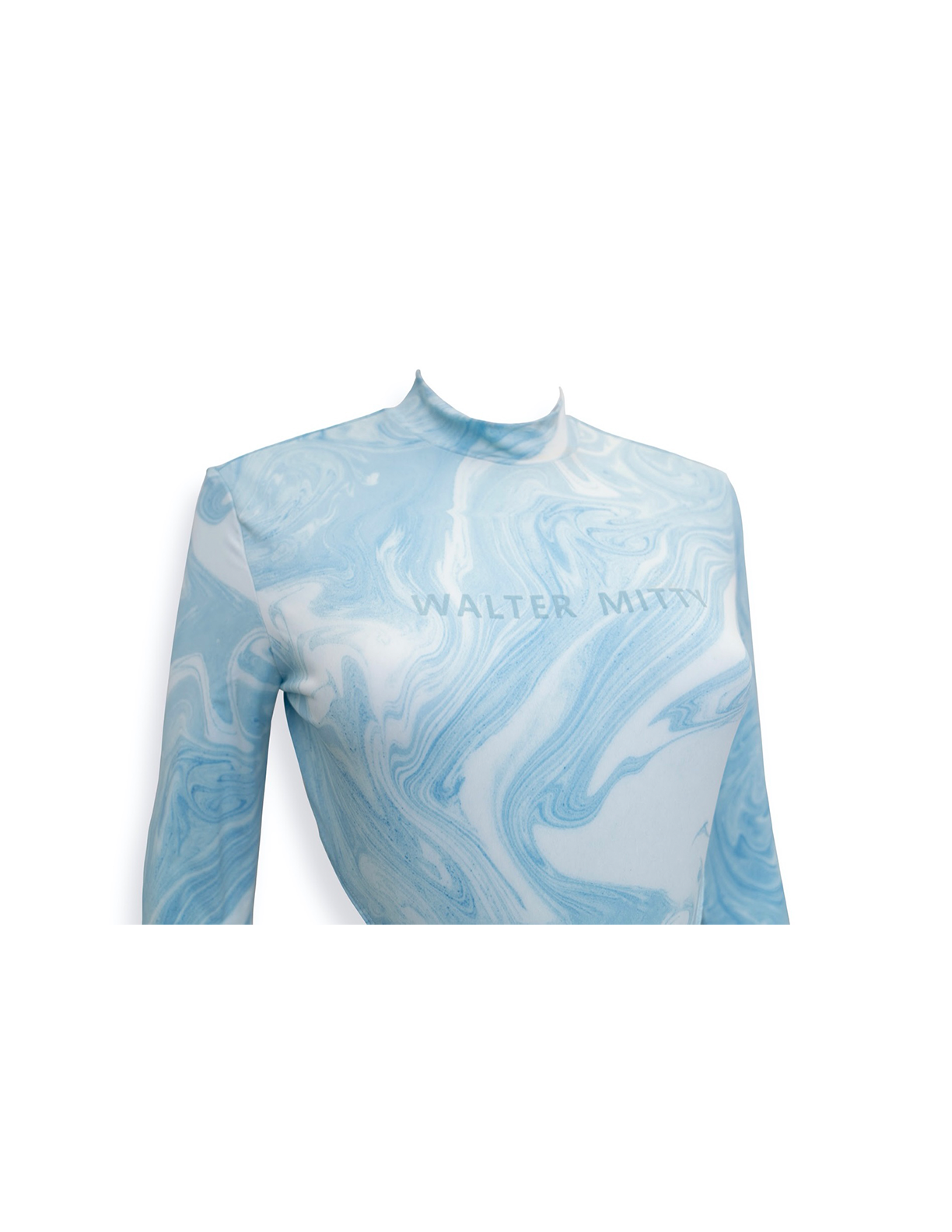 Marble High-Cut Bodysuit